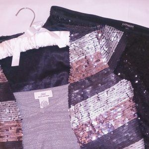 Woman's Bedazzled Bolero With Cupped Sleeves